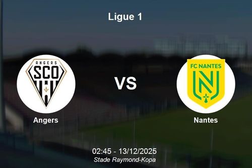Nhận định Angers vs Nantes - Ligue 1, 02:45 13/12