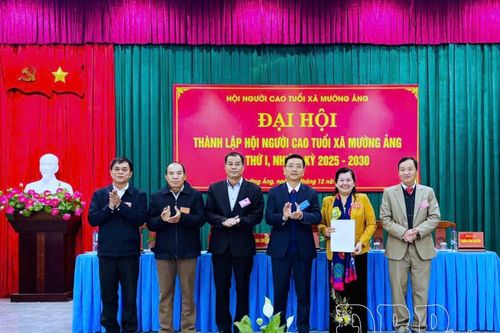 Các hội quần chúng xã Mường Ảng tổ chức Đại hội thành lập