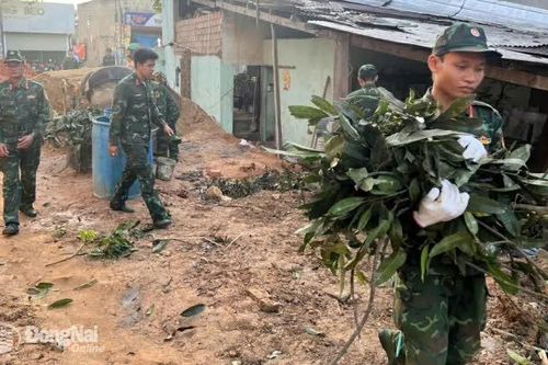 Bộ Chỉ huy Quân sự tỉnh Đồng Nai thần tốc xây nhà giúp đỡ nhân dân Lâm Đồng sau bão, lũ
