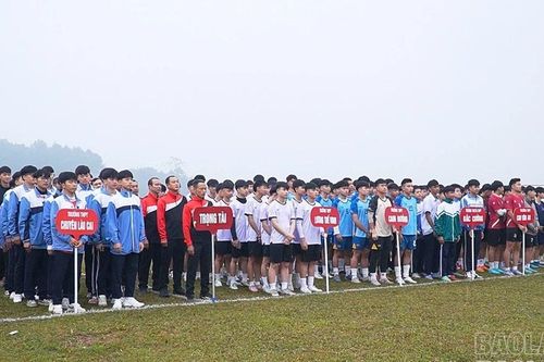 Khai mạc Giải Bóng đá khối THPT tỉnh Lào Cai năm 2025
