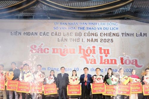 Khai mạc Liên hoan Các câu lạc bộ cồng chiêng tỉnh Lâm Đồng 2025