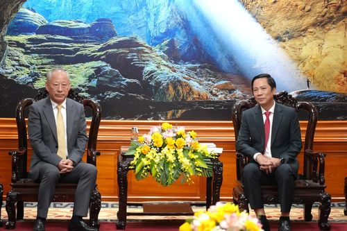 UBND tỉnh làm việc với Tập đoàn Xây dựng Thái Bình Dương (Trung Quốc)