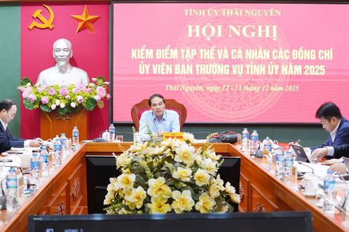 Kiểm điểm Ban Thường vụ Tỉnh ủy là cơ sở quan trọng nâng cao hiệu quả lãnh đạo, chỉ đạo