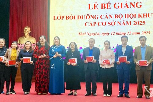Bồi dưỡng nghiệp vụ cho cán bộ khuyến học cơ sở
