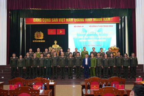 Xây dựng, hoàn thiện lý luận khoa học an ninh phù hợp với bối cảnh mới