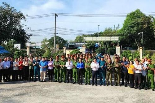TPHCM: Công an xã Nhuận Đức ra quân, quyết tâm giữ vững ANTT, bình yên địa bàn