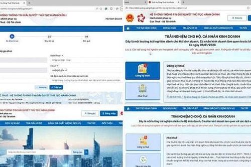 Cổng trải nghiệm quy trình quản lý thuế dành cho hộ, cá nhân kinh doanh
