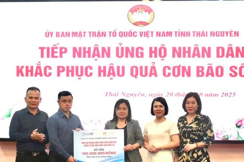 Hội Doanh nghiệp trẻ Hà Nội ủng hộ đồng bào vùng lũ gần 1 tỷ đồng