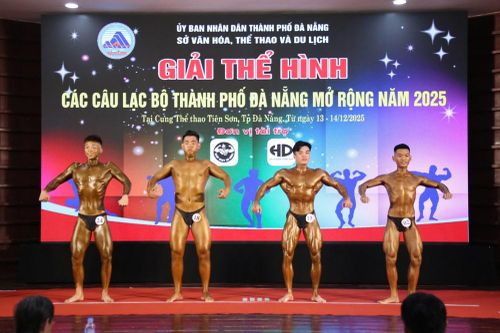 Khai mạc Giải Thể hình các CLB TP Đà Nẵng mở rộng năm 2025