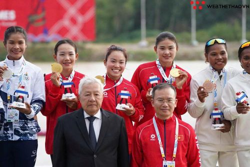 Canoeing nữ Việt Nam khẳng định vị thế tại SEA Games 33