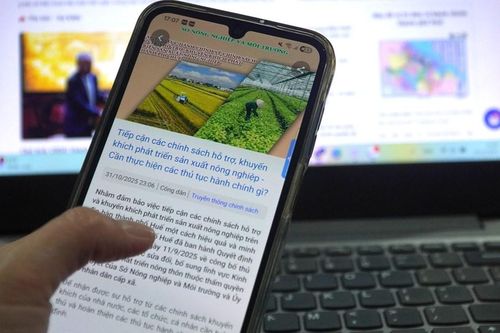 Hue IOC góp phần giúp người dân 'làm chủ' thông tin để phát triển kinh tế