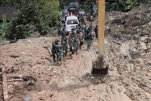 Trên 200 người vẫn mất tích do lũ lụt và sạt lở đất ở Indonesia
