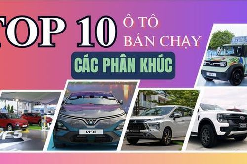 Những mẫu ô tô bán chạy các phân khúc hiện nay