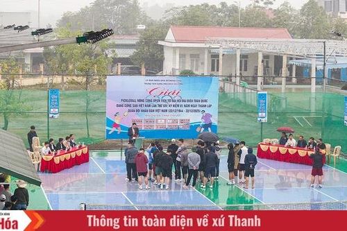 Khai mạc giải pickleball Nông Cống mở rộng lần thứ I, năm 2025