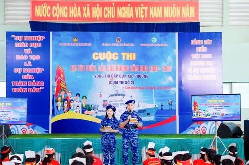 100 học sinh tham gia Cuộc thi Em yêu biển, đảo quê hương cụm 2