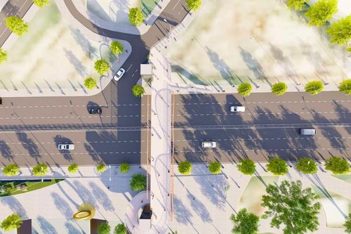 TP.HCM: Chi tiết thiết kế hai cầu đi bộ 80 tỷ ở Bến Bạch Đằng