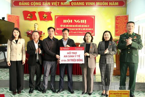 Đoàn đại biểu Quốc hội khóa XV tỉnh tiếp xúc cử tri sau kỳ họp thứ 10