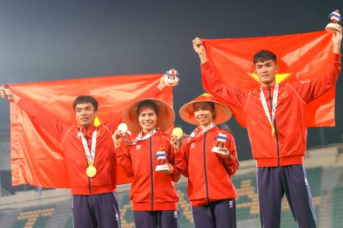 Điền kinh Việt Nam phá sâu kỷ lục SEA Games của Thái Lan