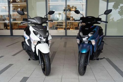 Xe tay ga 'hybrid' giá rẻ của Yamaha xuất hiện
