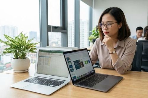 Làm việc văn phòng nên mua MacBook Air hay MacBook Pro?