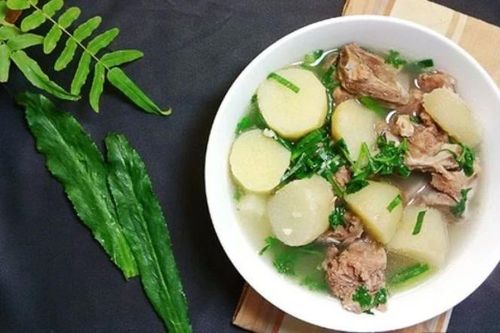 Cách nấu canh khoai từ hầm sườn non ngọt lành, bổ dưỡng cho cả nhà