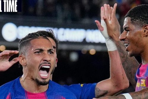 Raphinha bùng nổ, Barca cho Real Madrid 'ngửi khói'