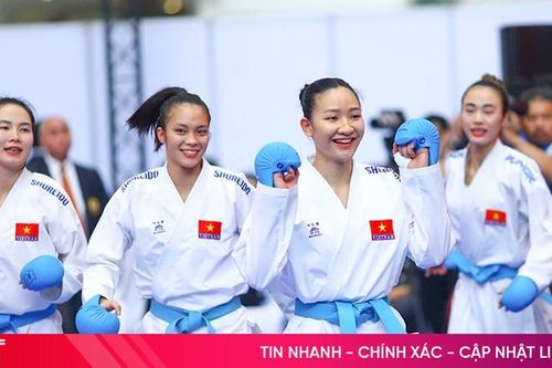 VĐV karate Hoàng Thị Mỹ Tâm tiếp tục giành huy chương vàng SEA Games 33
