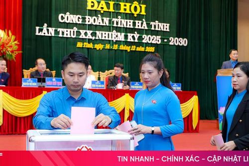 Bầu 19 đồng chí vào Ban Chấp hành Liên đoàn Lao động tỉnh Hà Tĩnh khóa XX