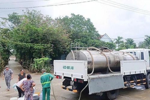 Nước sạch sau lũ