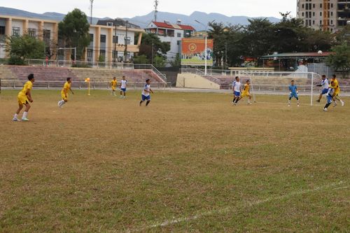 Đội bóng xã Thanh Nưa giành Huy chương Vàng nội dung thi đấu bóng đá 7 người