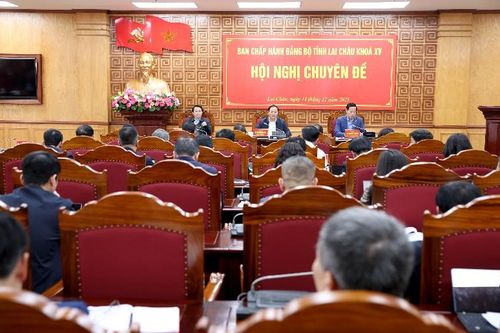 Hội nghị chuyên đề Ban Chấp hành Đảng bộ tỉnh khóa XV