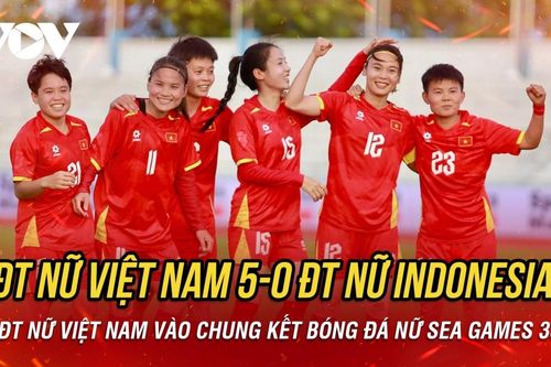 Kết quả bóng đá nữ SEA Games 33: Thắng 'năm sao', ĐT nữ Việt Nam vào chung kết
