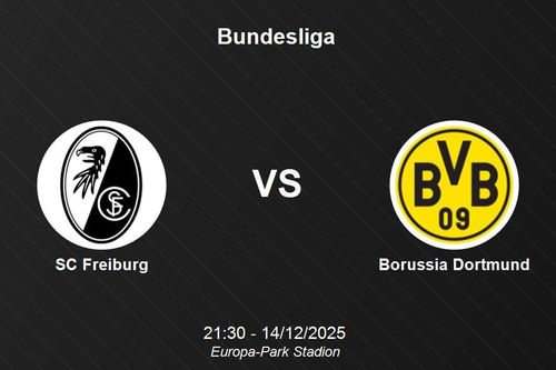 Nhận định SC Freiburg vs Borussia Dortmund - Bundesliga