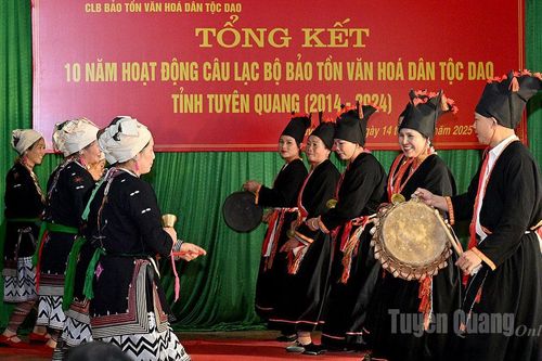 Câu lạc bộ Bảo tồn văn hóa dân tộc Dao tỉnh tổng kết 10 năm hoạt động