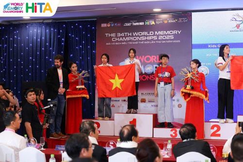 Việt Nam tổ chức thành công Giải 'Siêu trí nhớ thế giới' 2025, để lại ấn tượng với bạn bè quốc tế
