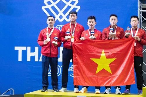 Huy chương Bạc và dấu mốc trở lại nội dung đồng đội của bóng bàn nam Việt Nam