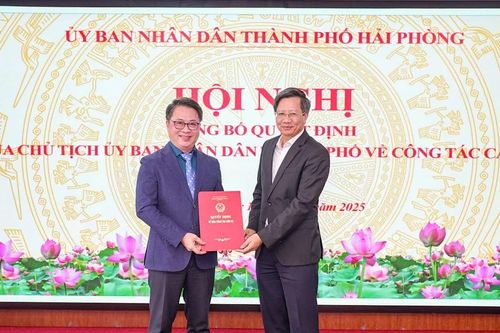 Ông Nguyễn Thành Hưng giữ chức Giám đốc Sở Xây dựng Hải Phòng