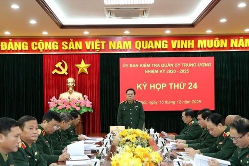 Đại tướng Nguyễn Trọng Nghĩa chủ trì kỳ họp Ủy ban Kiểm tra Quân ủy Trung ương