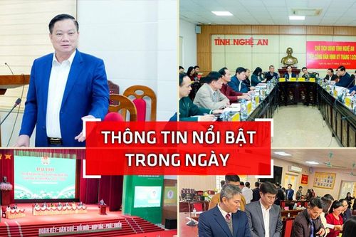 Nghệ An: Thông tin nổi bật ngày 15/12