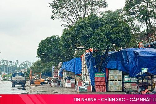 Bia mộ đá, vật liệu xây dựng 'án ngữ' vỉa hè