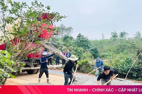 'Thay áo' đường giao thông nông thôn
