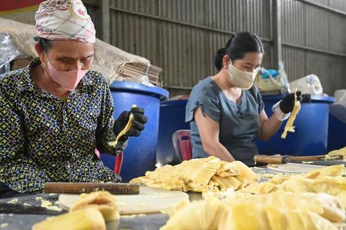 Phụ nữ vùng cao Sơn La vươn lên thoát nghèo bằng cây măng