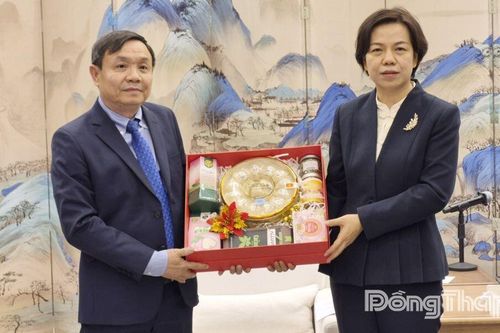Đoàn công tác tỉnh Đồng Tháp thăm và làm việc tại tỉnh Hà Nam (Trung Quốc)