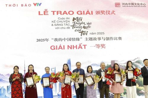 Vinh danh 100 tác giả tại cuộc thi 'Mối duyên với Trung Quốc'