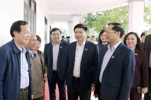 Đoàn ĐBQH tỉnh tiếp xúc cử tri các xã Bình Tuyền, Bình Xuyên, Bình Nguyên, Xuân Lãng