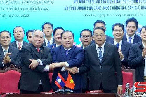 Ủy ban MTTQ Việt Nam tỉnh Sơn La Hội đàm với Mặt trận Lào xây dựng đất nước tỉnh Hủa Phăn và Luông Pha Bang, nước Cộng hòa dân chủ Nhân dân Lào