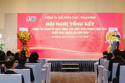 DAP-Vinachem lập kỷ lục tăng trưởng, dẫn đầu Vinachem năm 2025