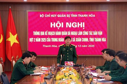 Thông qua kế hoạch hành quân dã ngoại gắn với thực hiện Đề án 1371