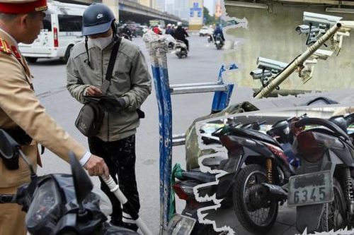 CSGT xử lý các vi phạm 'gây khó' cho hệ thống camera AI