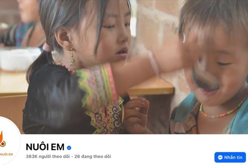 Fanpage chính thức của dự án 'Nuôi Em' lên tiếng cảnh báo hành vi lừa đảo